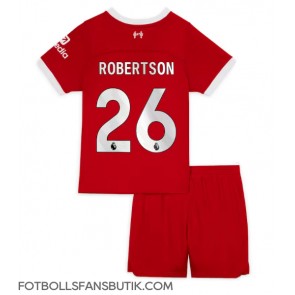 Liverpool Andrew Robertson #26 Replika Hemmatröja Barn 2023-24 Kortärmad (+ Korta byxor)